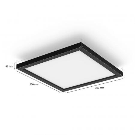 Philips Hue White Ambiance Aurelle Panelleuchte 30x30 cm 19W 1820lm 2200–6500K