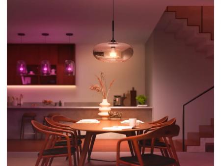 Philips Hue White & Color Ambiance E27 LED Lampe 8,1W wie 75W - RGBW dimmbar - hell mit 1100 Lumen