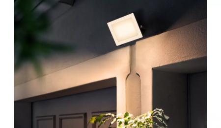 Philips Lois Flutlichtstrahler für den Außenbereich - 30 Watt, 3000 K weißes Licht, Schwarz