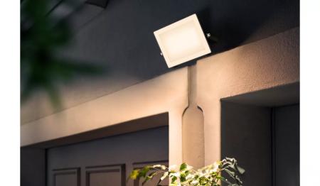 Philips Lois Flutlichtstrahler für den Außenbereich - 50 W, 3000K weißes Licht, Schwarz