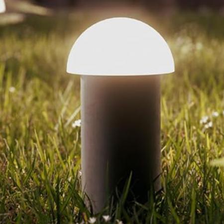 Philips Outdoor GardenLink Niedervolt-Sockelleuchtei Edwina in Schwarz IP67 wasserfest - warmweißes Licht