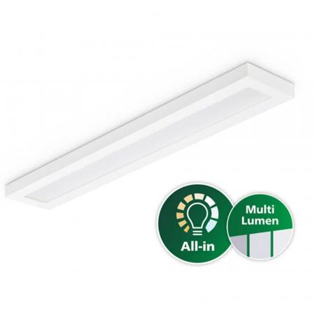 Philips CoreLine surface mounted gen 4, All-in, SM136V G4 36_45_60S/840 PSD W20L120 OC - 38.5 W, 23 W, 200x1200mm, 3600 lm, 4500 lm, 6000 lm, 4000 K, DALI, UGR19