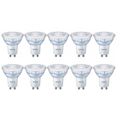 10er Pack Philips GU10 MASTER LED Spot Value 5,5W wie 80W 4000K neutralweiß 36° dimmbar für Akzentbeleuchtung