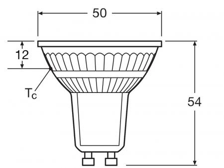 Philips GU10 MASTER LED Spot Value dimmbar 5,5W wie 75W Glas Ra90 120° 3000K warmweißes Licht mit hoher Farbwiedergabe