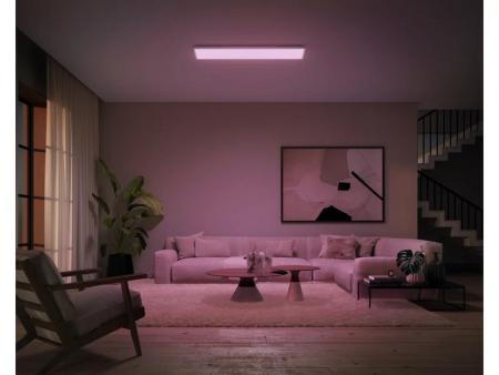 Philips Hue White And Color Ambiance Panelleuchte Surimu 120x30cm in Weiß  - RGB Licht