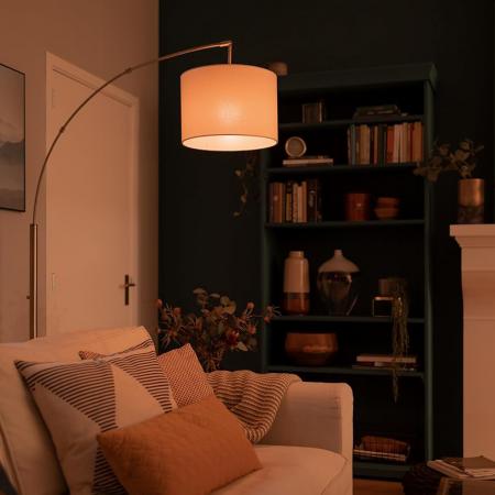 Philips Lighting E14 LED Tropfen 5,9W wie 60W warmweißes dimmbares DimTone WarmGlowFilamentoptik für dekorative Leuchten - mit hoher Farbwiedergabe