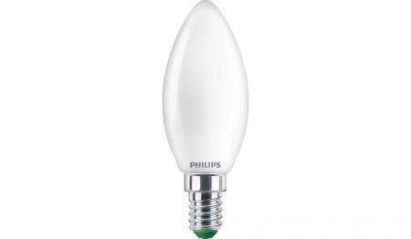 Philips E14 LED Frosted Kerzenlampe 3,8W wie 60W warmweisses Licht Ultra Efficient