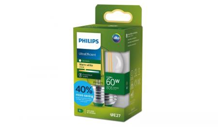 Philips E27 LED Lampe Tropfenform matt 3,8W wie 60W warmweisses Licht Ultra Efficient
