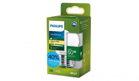 Philips E27 LED Lampe Tropfenform matt 3,8W wie 60W warmweisses Licht Ultra Efficient