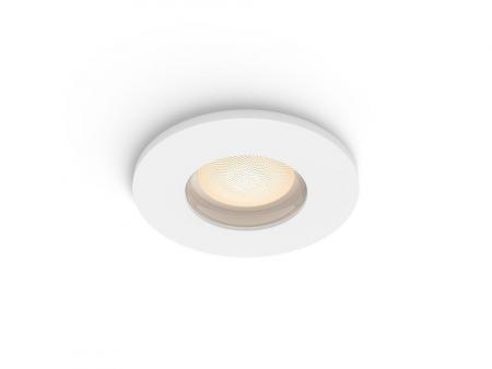 Philips Hue White Ambiance LED Einbauleuchte Adore in Weiß Bluetooth & ZigBee IP44 Bad geeignet