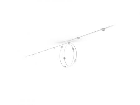 Philips Hue Festavia Lichterkette 9m Erweiterung 16 Lichtpunkte, weiß für außen IP54 RGB IP65