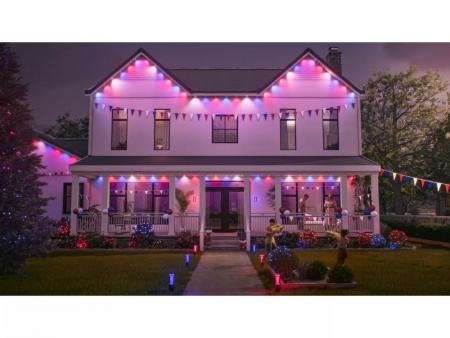 Philips Hue Festavia Lichterkette 9m Erweiterung 16 Lichtpunkte, weiß für außen IP54 RGB IP65