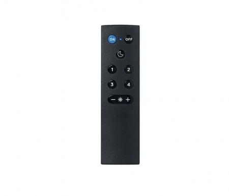 Philips WiZ Smart Home Fernbedienung – 9 Tasten, dimmbar, 4 Lichtszenen, Nachtlicht, Schwarz