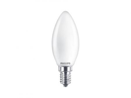 6er Set Philips LED Kerzenlampe B35 E14 4W 470lm 2700K Frosted – wie 40 Watt