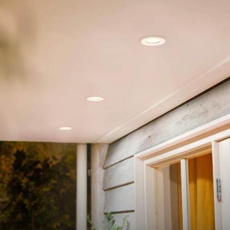 6er Set  Philips LED GU10 Spot 2,1W 2700K Warmweiß 36° – energieeffizienter 50W Ersatz