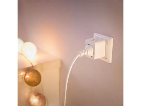 PHILIPS WiZ Smart Plug Matter Typ F 10A 2300W WLAN Bluetooth WiZ Energieverbrauchsmessung