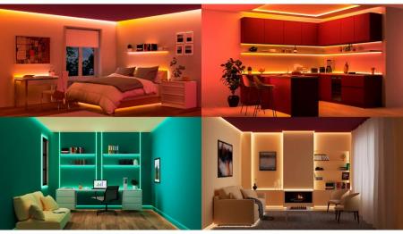 Philips WiZ Smart LED RGB Lichtstreifen 22W 30m 2x15m dimmbar WLAN Bluetooth Matter