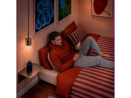 Philips WiZ Smart Dimmer Switch – Kabelloser Dimmschalter mit 8 Tasten, 4 Lichtszenen, Weiß