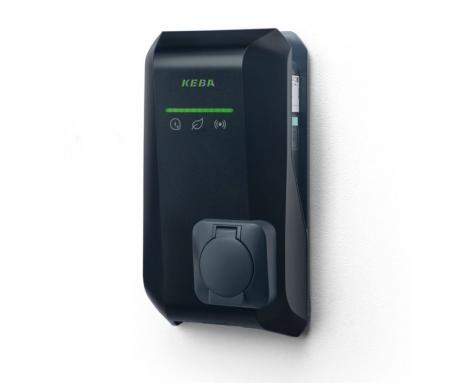 KEBA KeContact P40 Smart 11 kW, 3-phasig, Typ 2 Steckdose, Schwarz, Hersteller-Art.-Nr. 144022