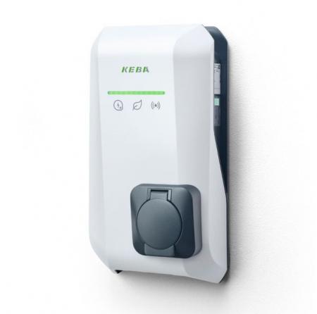 KEBA KeContact P40 Smart MID 11 kW, 3-phasig, Typ 2 Steckdose, Weiß, Hersteller-Art.-Nr. 144023