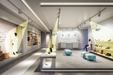 Paulmann 91349 ProRail3 Schienen Strahler Zeuz 32W 60° neutralweiß Silber triac dimmbar