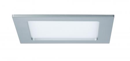 Paulmann 92080 Quality Einbauleuchte Set Panel eckig LED 12W 2700K 165x165mm Chr m