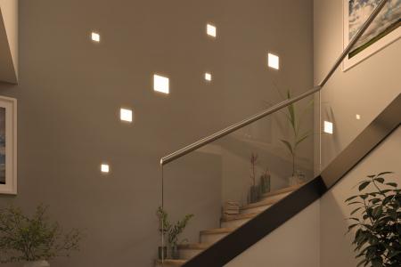 Paulmann 92397 EB Panel Veluna VariFit IP44 8,5W 4000K 125x125mm Kunststoff