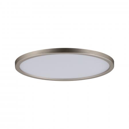 Paulmann 92935 Einbauleuchte Set Panel Areo rund dim IP44 12W 3000K 180mm Nickel