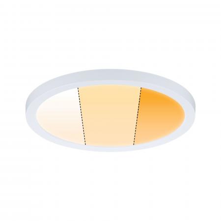 Paulmann 92989 EB Panel Areo VariFit IP44 15W 3 Step dim to warm 175mm Weiß Kst