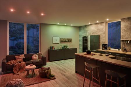 Paulmann 93075 LED Einbauleuchte Coin ZigBee RGBW 5,2W 51mm