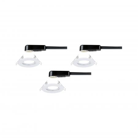 Paulmann 93392 EBL Set starr max 3x40W GU10 230V Weiß/Metall