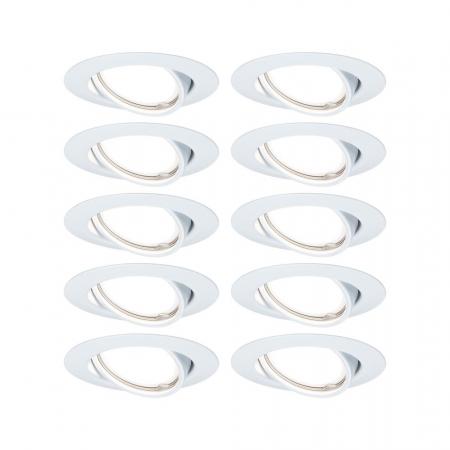 Paulmann 93400 Einbauleuchte LED Base rund max. 10x10W GU10 Weiß