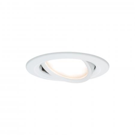 Paulmann 93449 Einbauleuchte Set Nova Coin rund schwenkbar LED 3x6.5W 2700K Weiß/Alu