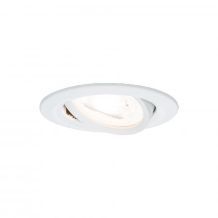 Paulmann 93467 Einbauleuchte Set Nova rd schw LED 3stepdim 3x6.5W GU10 Weiß/Alu