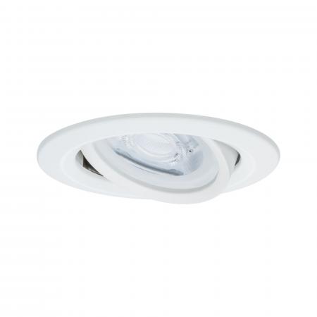 Paulmann 93467 Einbauleuchte Set Nova rd schw LED 3stepdim 3x6.5W GU10 Weiß/Alu