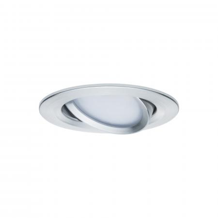 Paulmann 93469 Einbauleuchte Set Nova rd schw LED 3stepdim 3x6.5W GU10 Alu gedreht/Alu