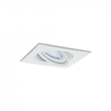 Paulmann 93472 Einbauleuchte Set Nova eckig schw LED 3-stepdim 3x6.5W GU10 Weiß/Alu