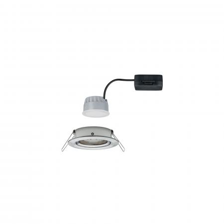 Paulmann 93482 Einbauleuchte Set Nova Coin 3-stepdim rd schw LED 6.5W 2700K Eisen