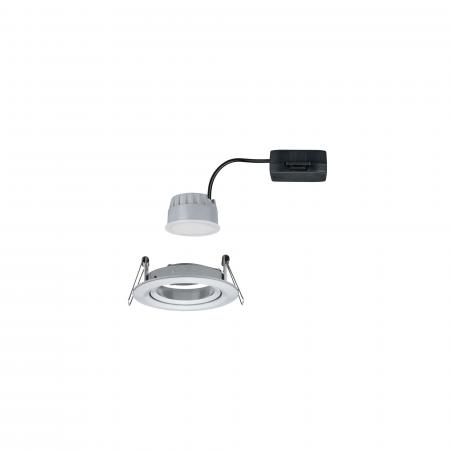 Paulmann 93486 Einbauleuchte Set Nova Coin 3-stepdim rd schw LED 6.5W 2700K Alu