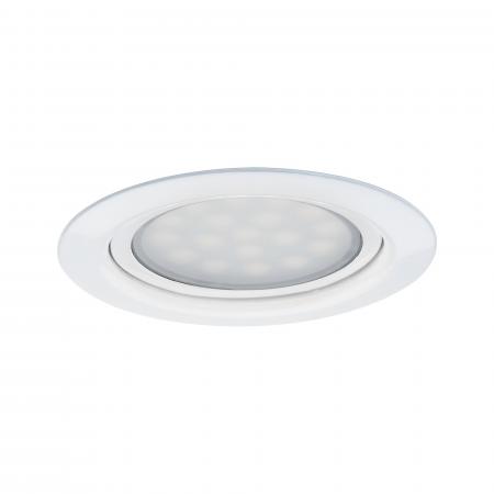 Paulmann 93554 Möbel Einbauleuchte Set LED 3x4.5W /350mA 65mm Weiß/Metall