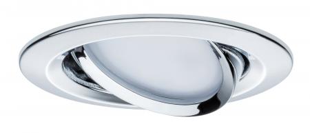 Paulmann 93879 Einbauleuchte Set Nova Plus Coin dim rund schwb LED 6W 2700K Chrom/Alu