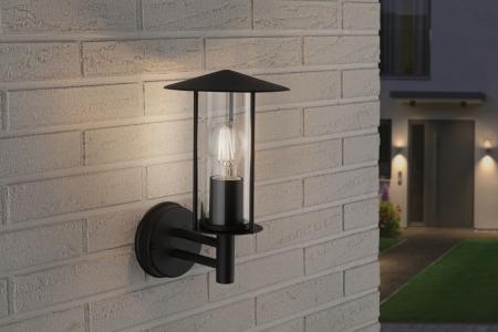Paulmann 94398 Outdoor 230V Wandleuchte Classic IP44 E27 Metall/Glas Dark Grey