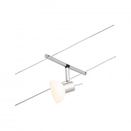 Paulmann 94449 Wire Spot Sheela max1x10W GU5,3 Chrom matt/Chrom 12V DC 60VA Kunststoff/Metall