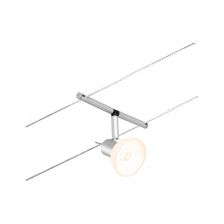 Paulmann 94449 Wire Spot Sheela max1x10W GU5,3 Chrom matt/Chrom 12V DC 60VA Kunststoff/Metall