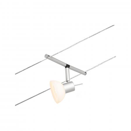 Paulmann 94449 Wire Spot Sheela max1x10W GU5,3 Chrom matt/Chrom 12V DC 60VA Kunststoff/Metall