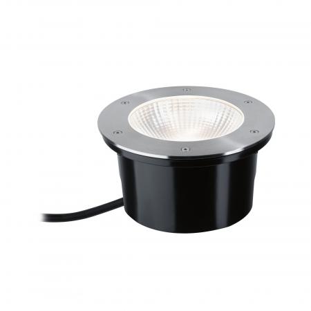 Paulmann 94655 LED Bodeneinbauleuchte Durea staubdicht 1m unter Wasser geschützt rund 213mm warmweiß 12,5W Edelstahl Metall