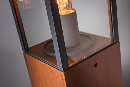 Holzl Wegeleuchte von  Paulmann 94675 Wege- und Terrassenleuchte Timba 400mm