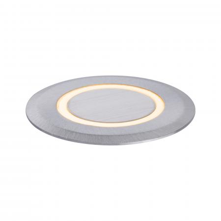 Paulmann 94727 LED Bodeneinbauleuchte Goldlicht insektenfreundlich staubdicht 1m unter Wasser geschützt rund 50mm extra warmweiß 2,2W Alu Kunststoff/Metall