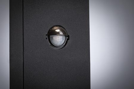 Paulmann 94747 LED Pollerleuchte Kulma modern Bewegungsmelder seewasserresistent Spritzwasser geschützt 500mm warmweiß 7,5W Anthrazit Aluminium