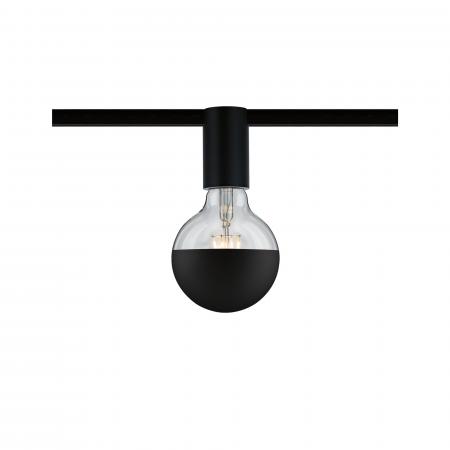Paulmann 94975 URail Ceiling Socket max1x20W E27 Schwarz 230V Metall